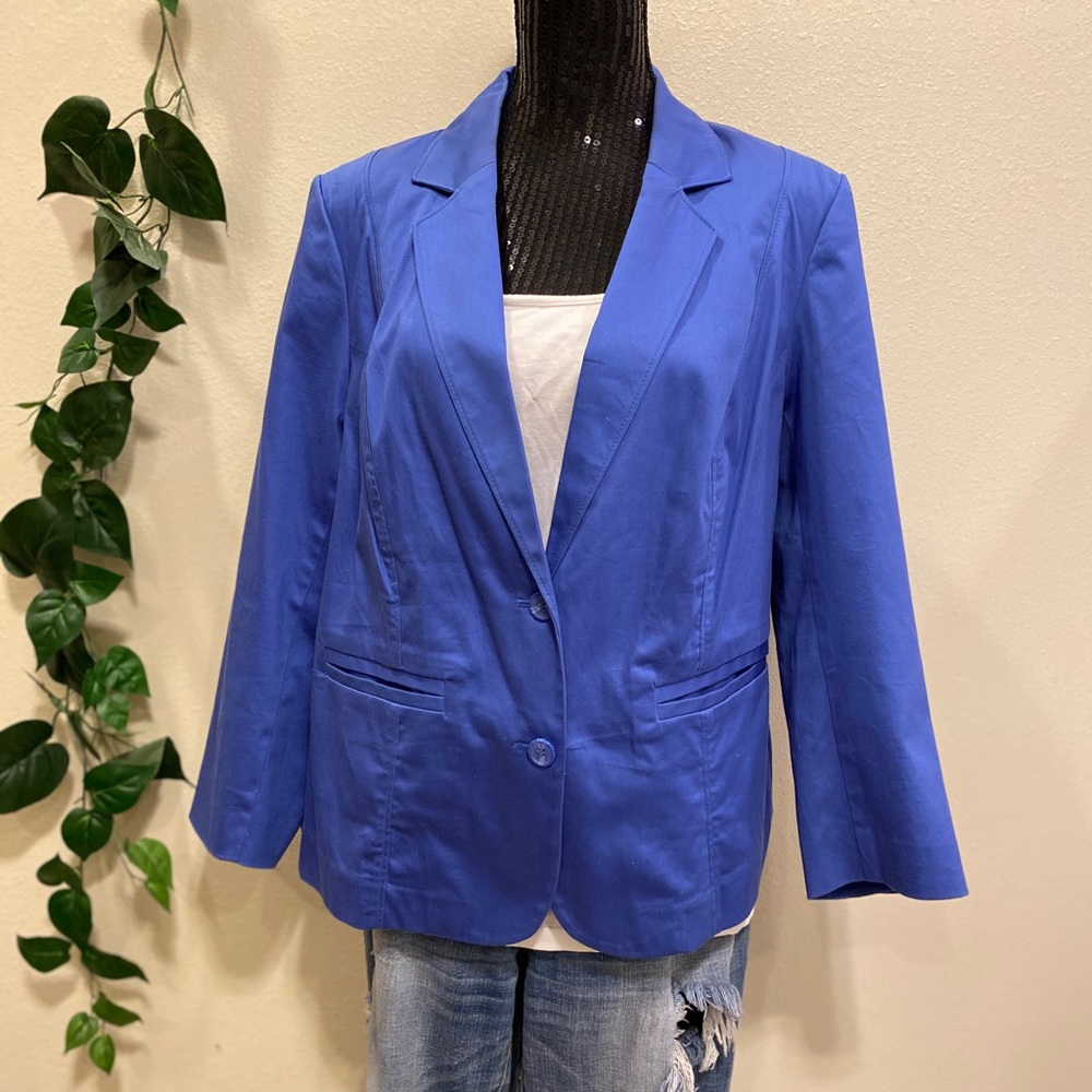 Lane Bryant Size 18 Blazer Purple